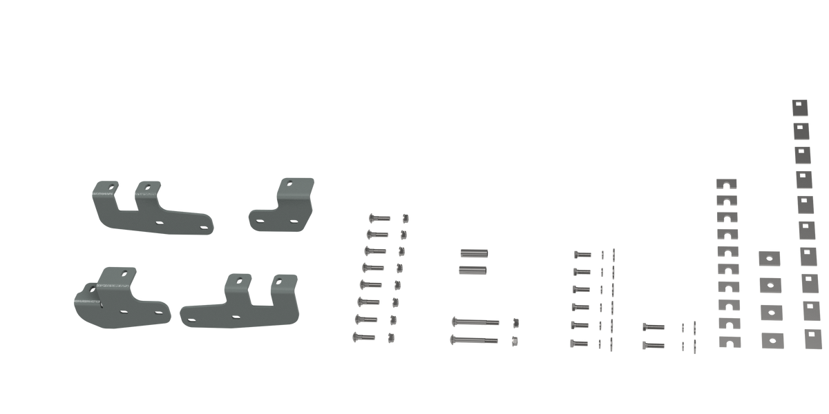B&W Custom Installation Kit For Universal Mounting Rails For Some RAM Trucks - 2014-2026 Ram 2500 - Part RVK2602