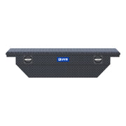 Matte Black 63" Secure Lock Angled Tool Box, Low Profile