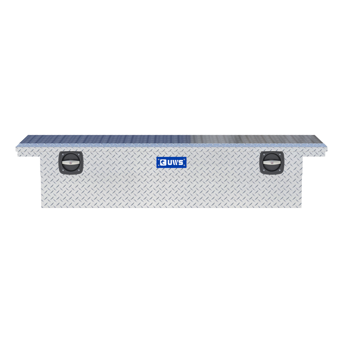 Bright Aluminum 69" Secure Lock Truck Tool Box, Low Profile