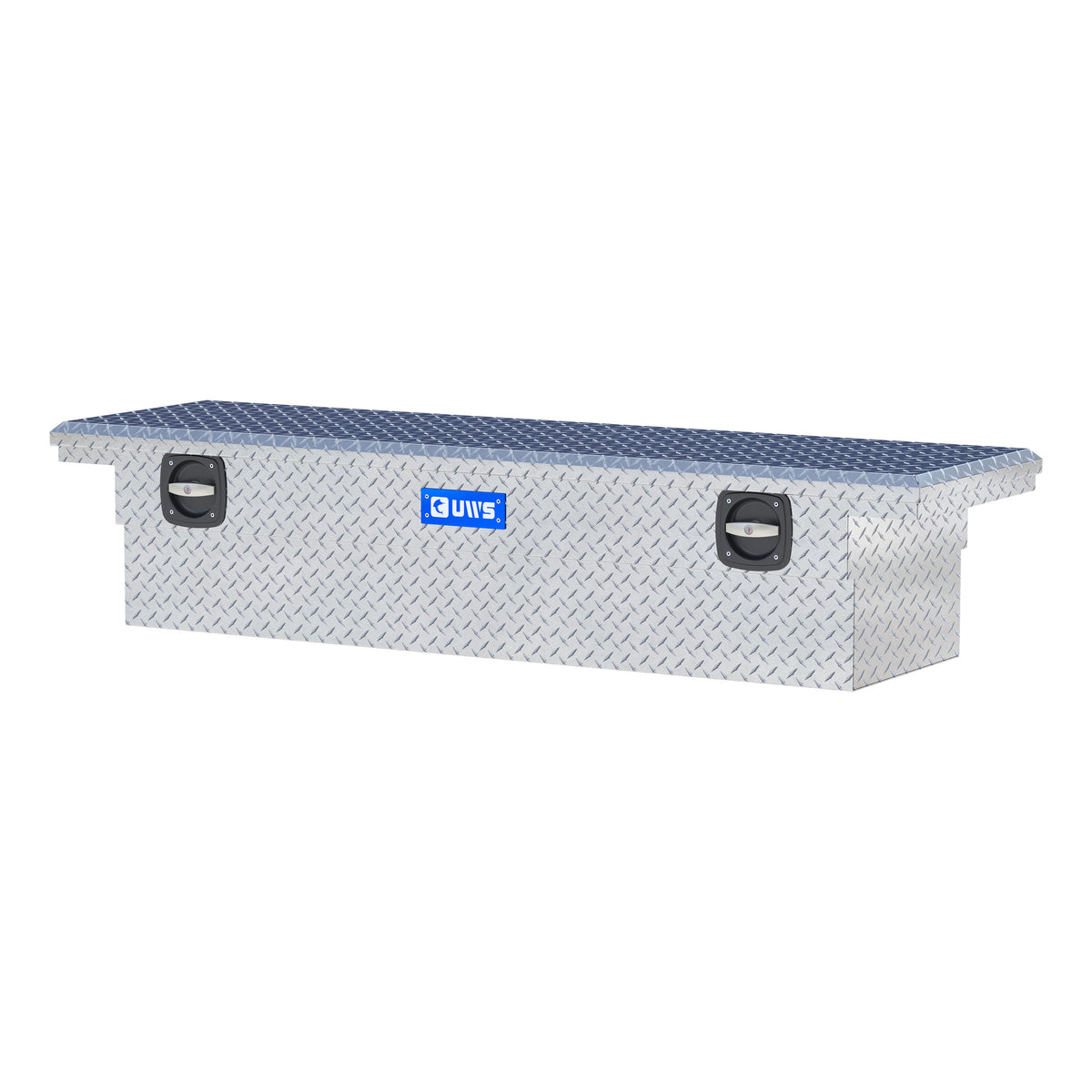 Bright Aluminum 69" Secure Lock Truck Tool Box, Low Profile