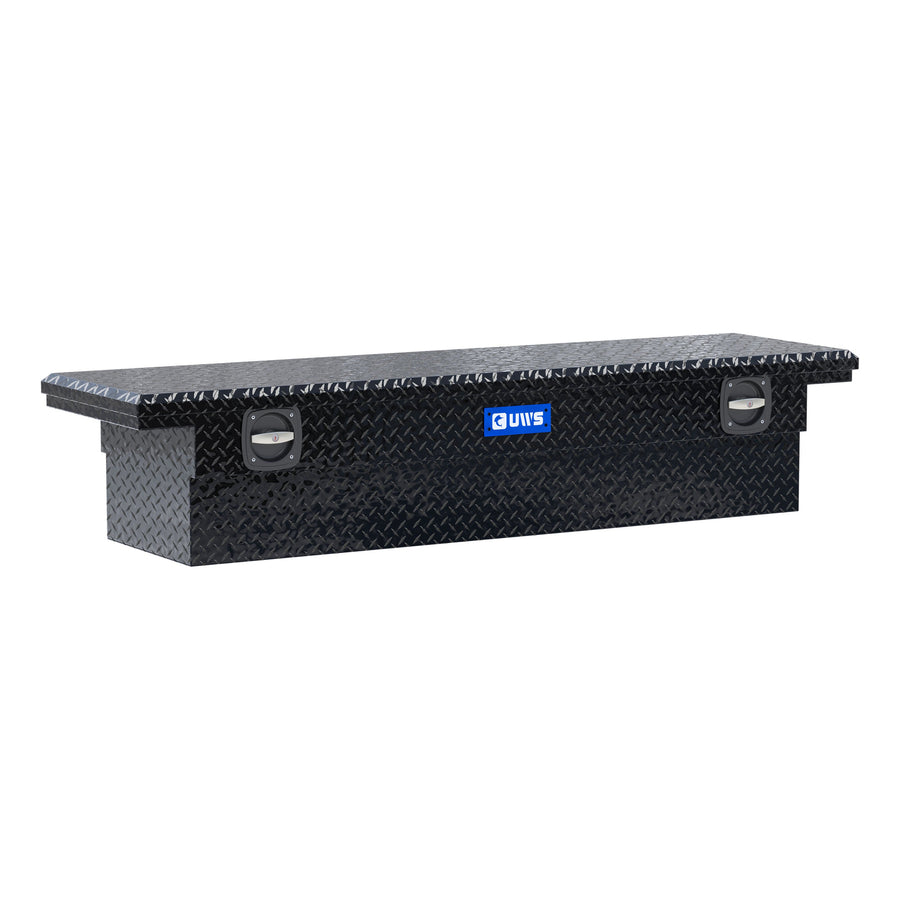 Gloss Black 72" Secure Lock Truck Tool Box, Low Profile