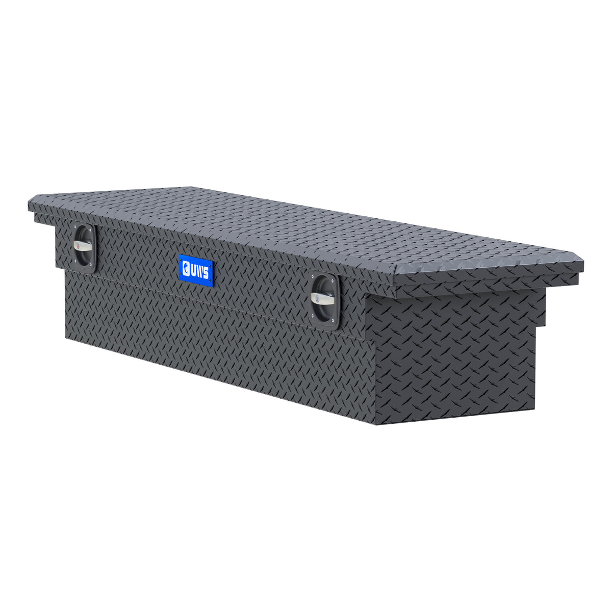 Matte Black 72" Secure Lock Truck Tool Box, Low Profile
