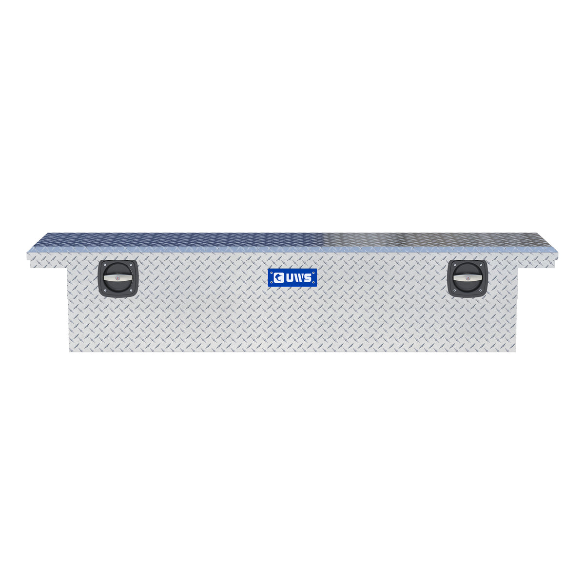 Bright Aluminum 72" Secure Lock Truck Tool Box, Low Profile