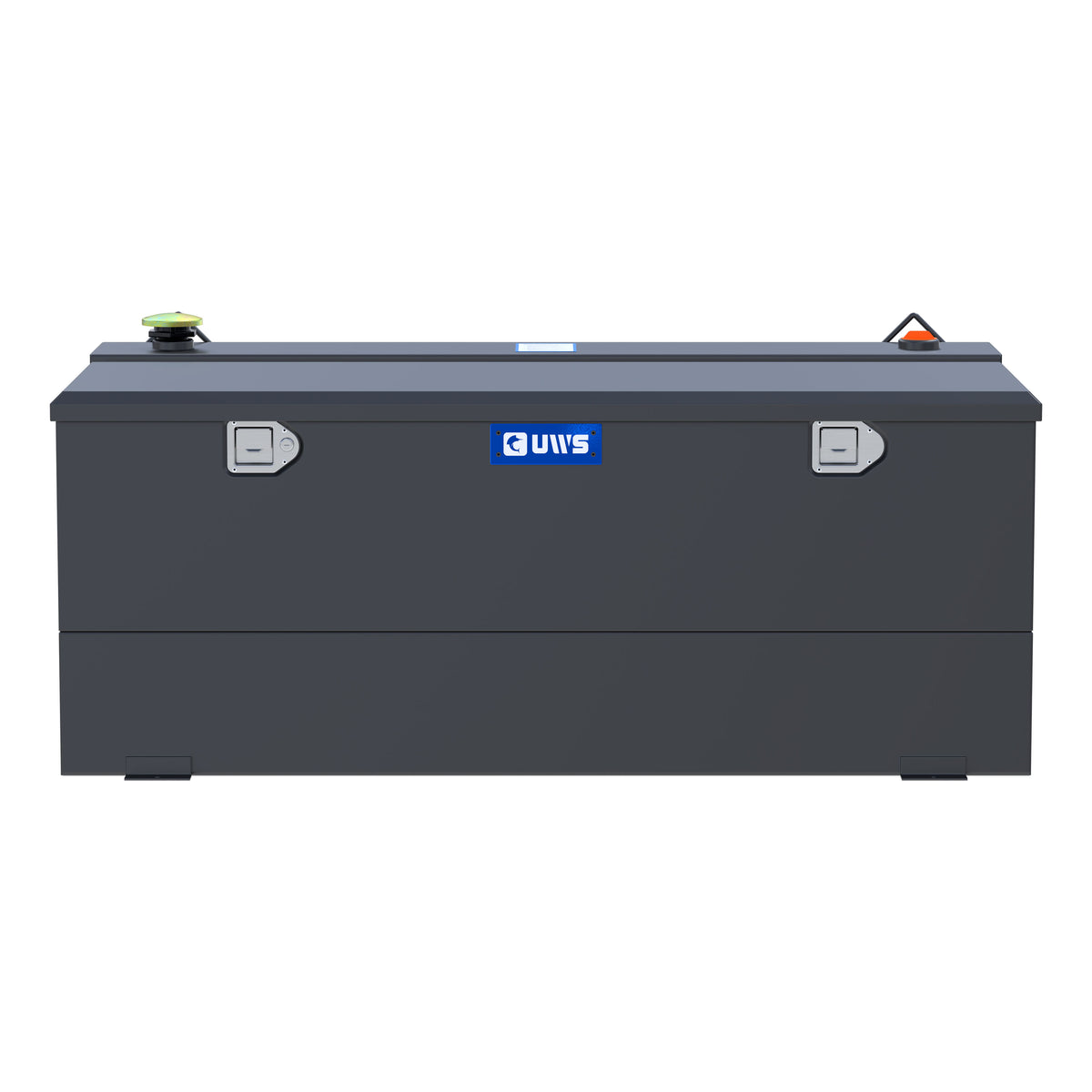 Matte Black 100-Gallon Steel-Aluminum Combo Transfer Tank