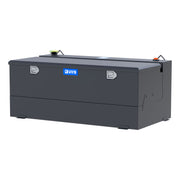Matte Black 100-Gallon Steel-Aluminum Combo Transfer Tank