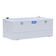 White 100-Gallon Steel-Aluminum Combo Transfer Tank