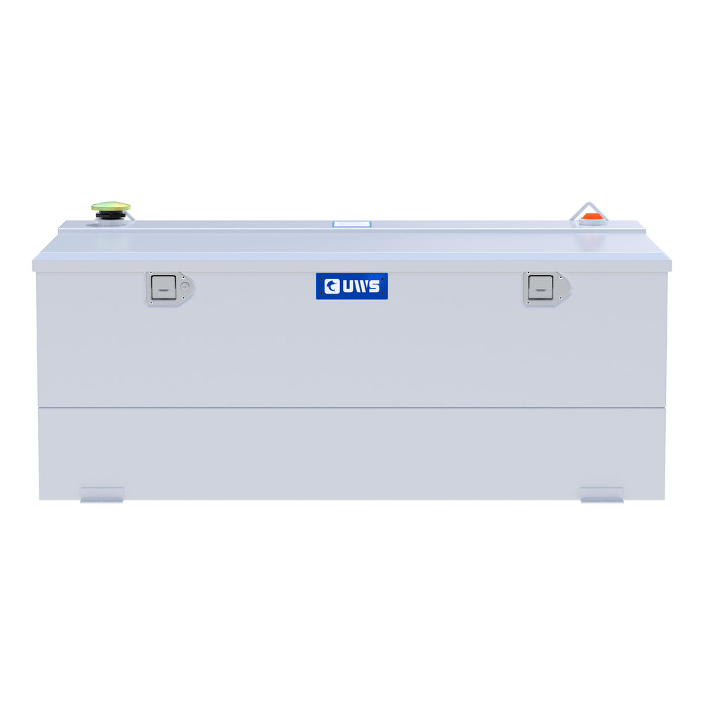 White 100-Gallon Steel-Aluminum Combo Transfer Tank