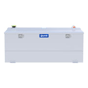 White 100-Gallon Steel-Aluminum Combo Transfer Tank