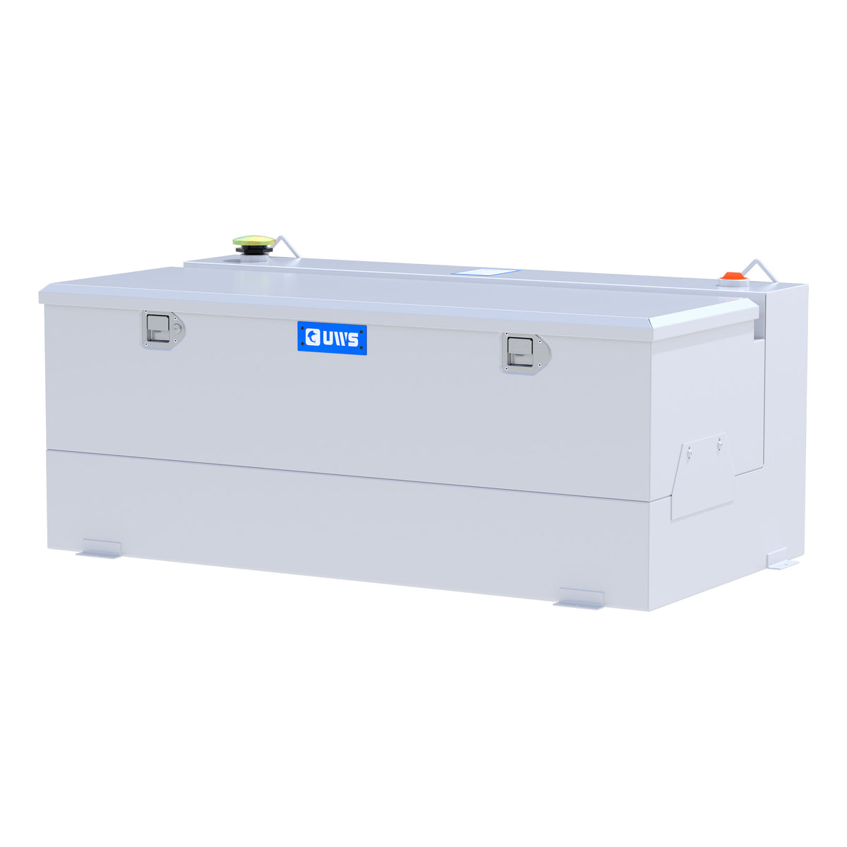 White 100-Gallon Steel-Aluminum Combo Transfer Tank