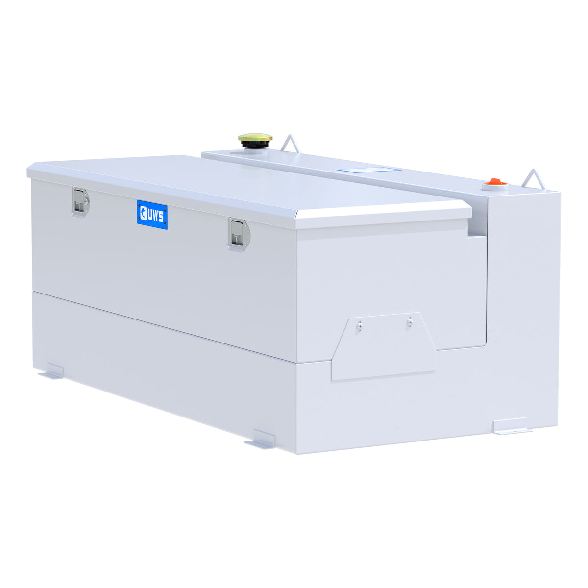White 100-Gallon Steel-Aluminum Combo Transfer Tank
