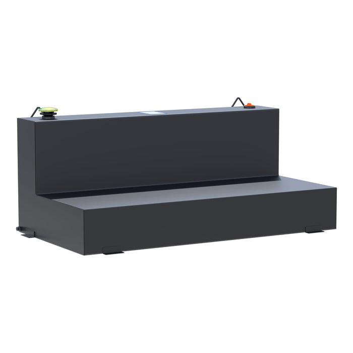 Matte Black 100-Gallon L-Shape Steel Transfer Tank
