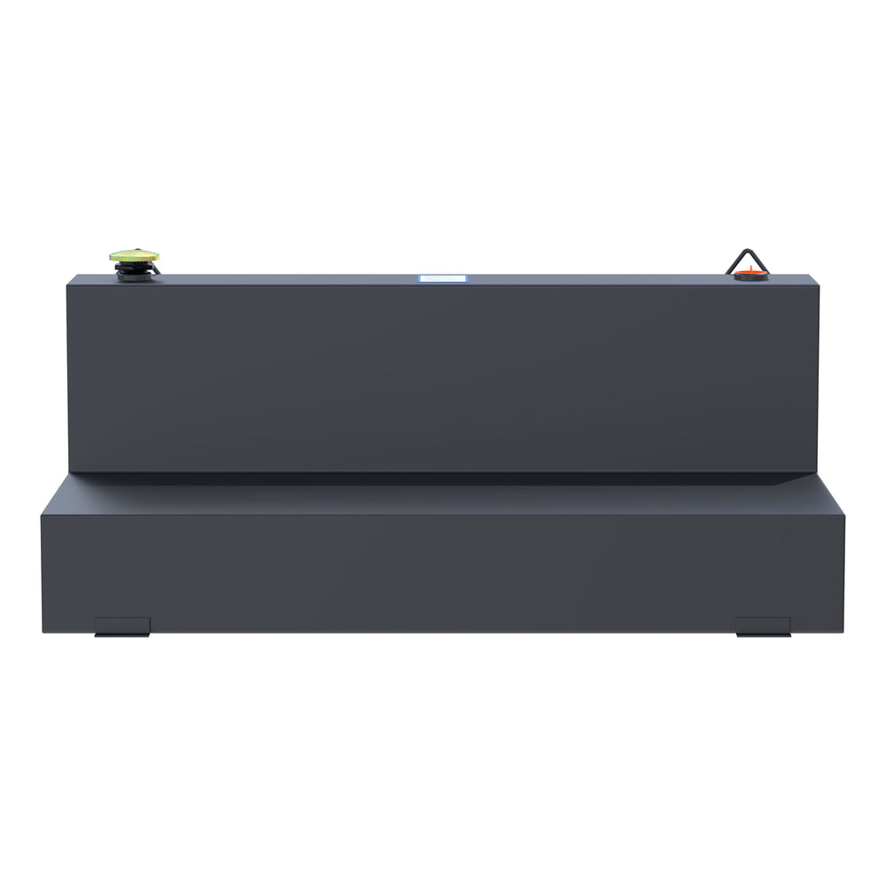 Matte Black 100-Gallon L-Shape Steel Transfer Tank