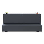 Matte Black 100-Gallon L-Shape Steel Transfer Tank