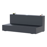 Matte Black 100-Gallon L-Shape Steel Transfer Tank