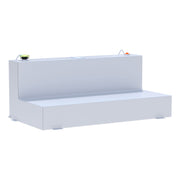 White 100-Gallon L-Shape Steel Transfer Tank