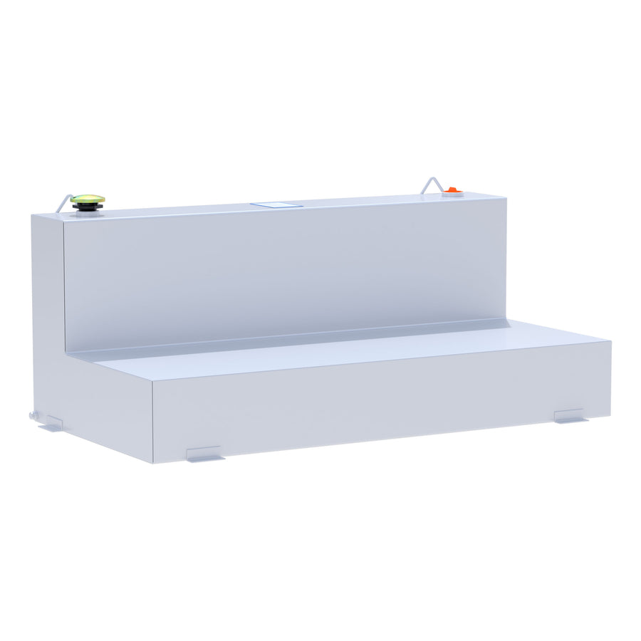 White 100-Gallon L-Shape Steel Transfer Tank