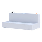 White 100-Gallon L-Shape Steel Transfer Tank