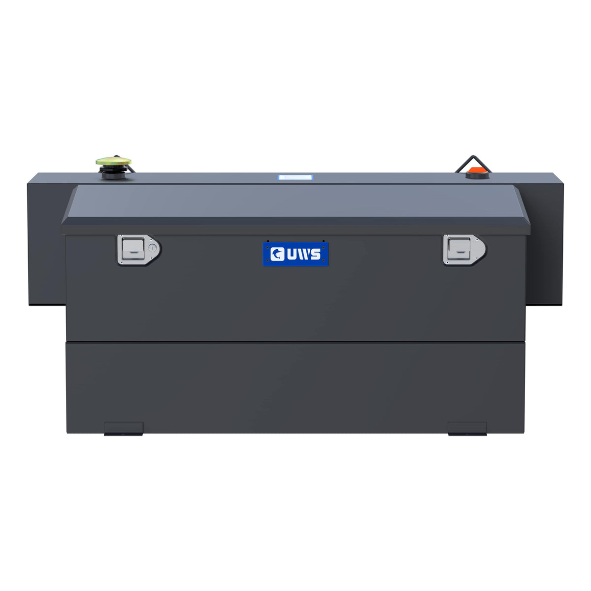 Matte Black Hammerhead-Style 100-Gallon Steel-Aluminum Combo Transfer Tank