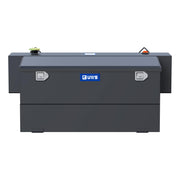 Matte Black Hammerhead-Style 100-Gallon Steel-Aluminum Combo Transfer Tank