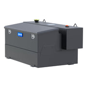 Matte Black Hammerhead-Style 100-Gallon Steel-Aluminum Combo Transfer Tank