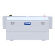 White Hammerhead-Style 100-Gallon Steel-Aluminum Combo Transfer Tank