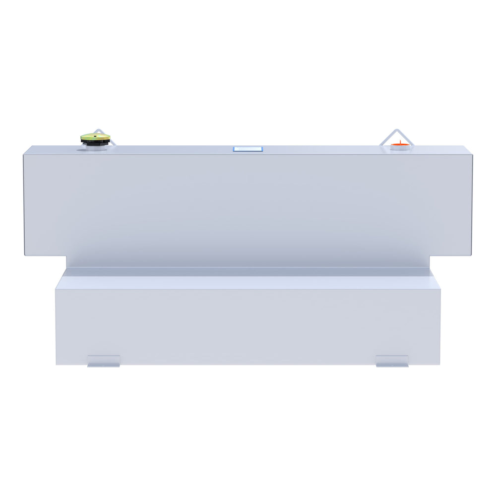White Hammerhead-Style 100-Gallon L-Shape Steel Transfer Tank
