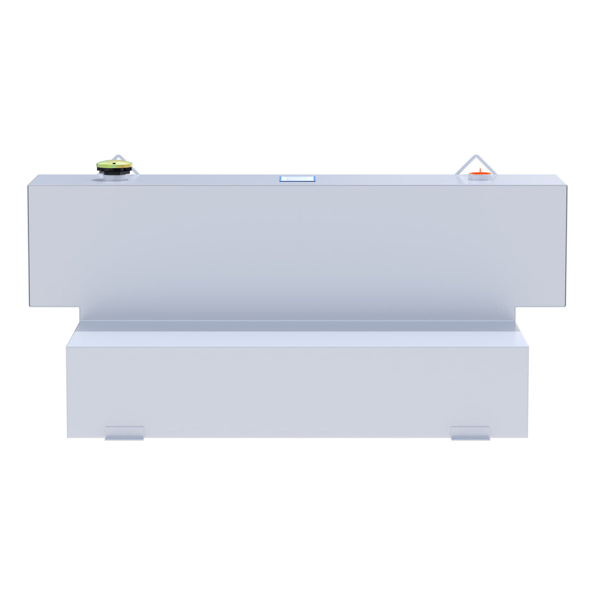 White Hammerhead-Style 100-Gallon L-Shape Steel Transfer Tank