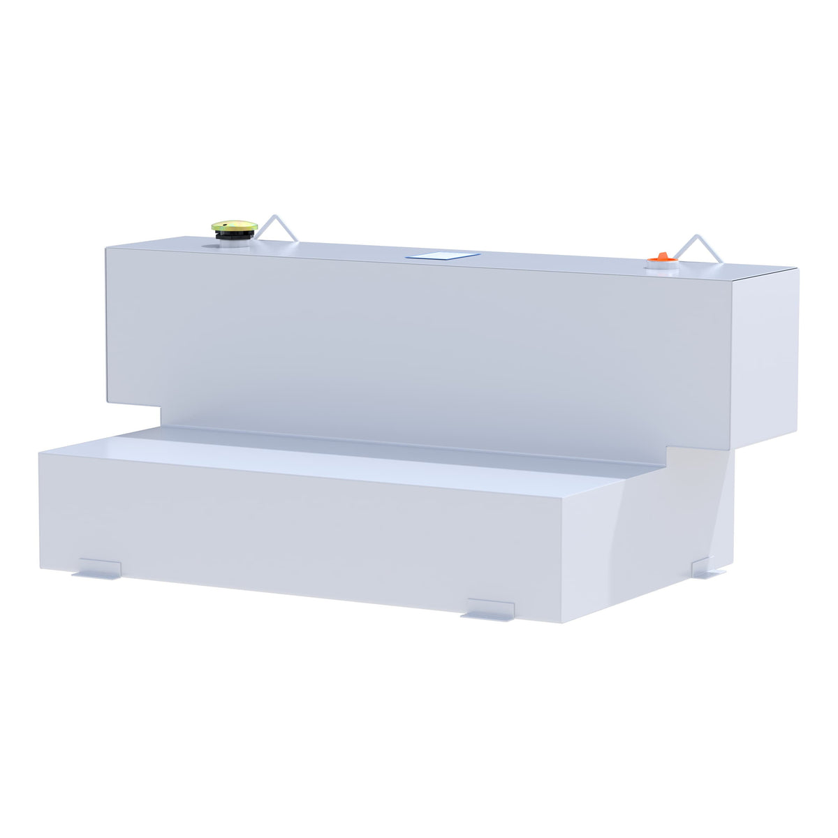 White Hammerhead-Style 100-Gallon L-Shape Steel Transfer Tank