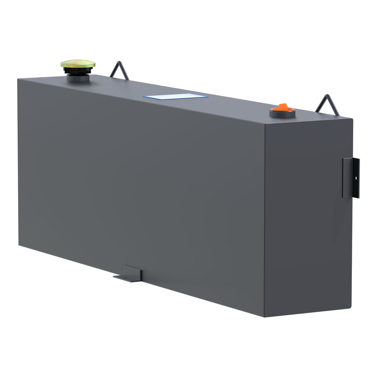 Matte Black 45-Gallon Rectangle Steel Transfer Tank