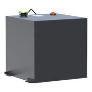 Matte Black 53-Gallon Rectangle Steel Transfer Tank