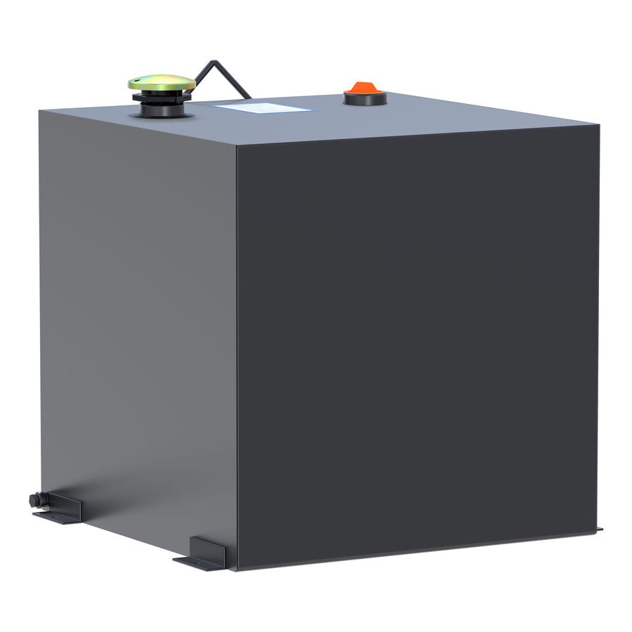 Matte Black 53-Gallon Rectangle Steel Transfer Tank