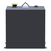 Matte Black 53-Gallon Rectangle Steel Transfer Tank