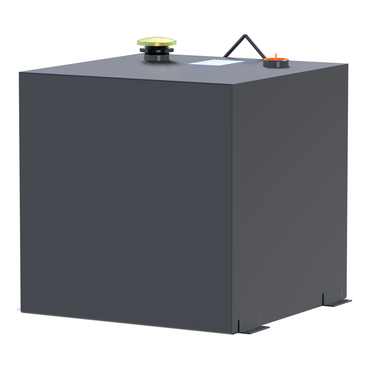Matte Black 53-Gallon Rectangle Steel Transfer Tank