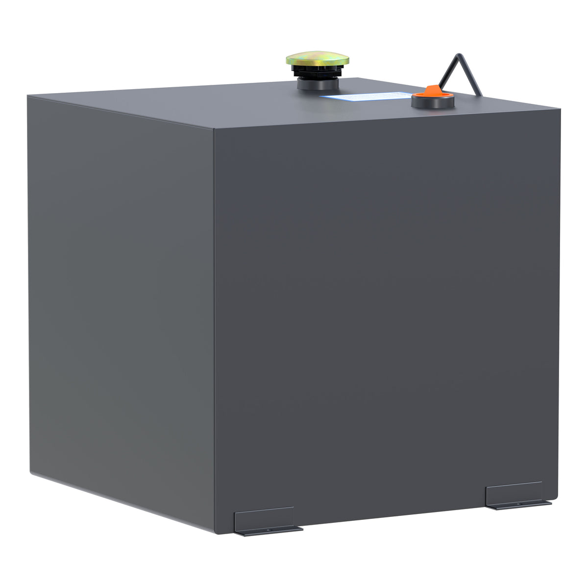 Matte Black 53-Gallon Rectangle Steel Transfer Tank