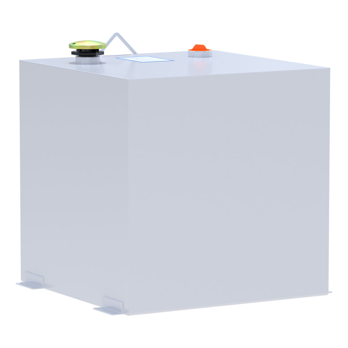 White 53-Gallon Rectangle Steel Transfer Tank