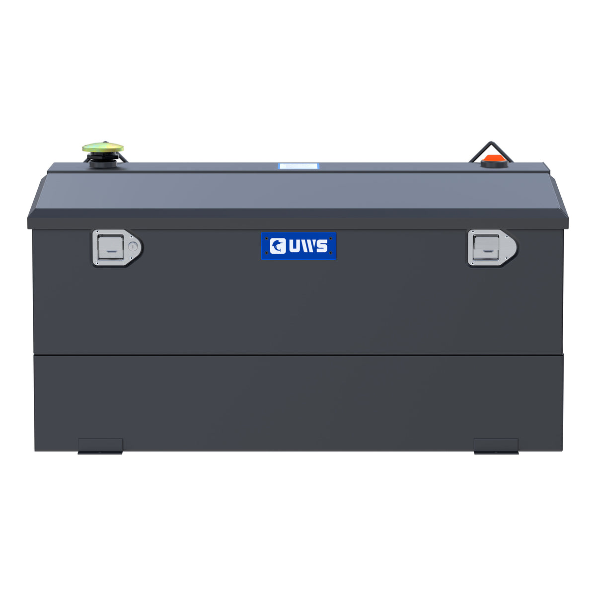 Matte Black 75-Gallon Steel-Aluminum Combo Transfer Tank