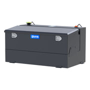 Matte Black 75-Gallon Steel-Aluminum Combo Transfer Tank