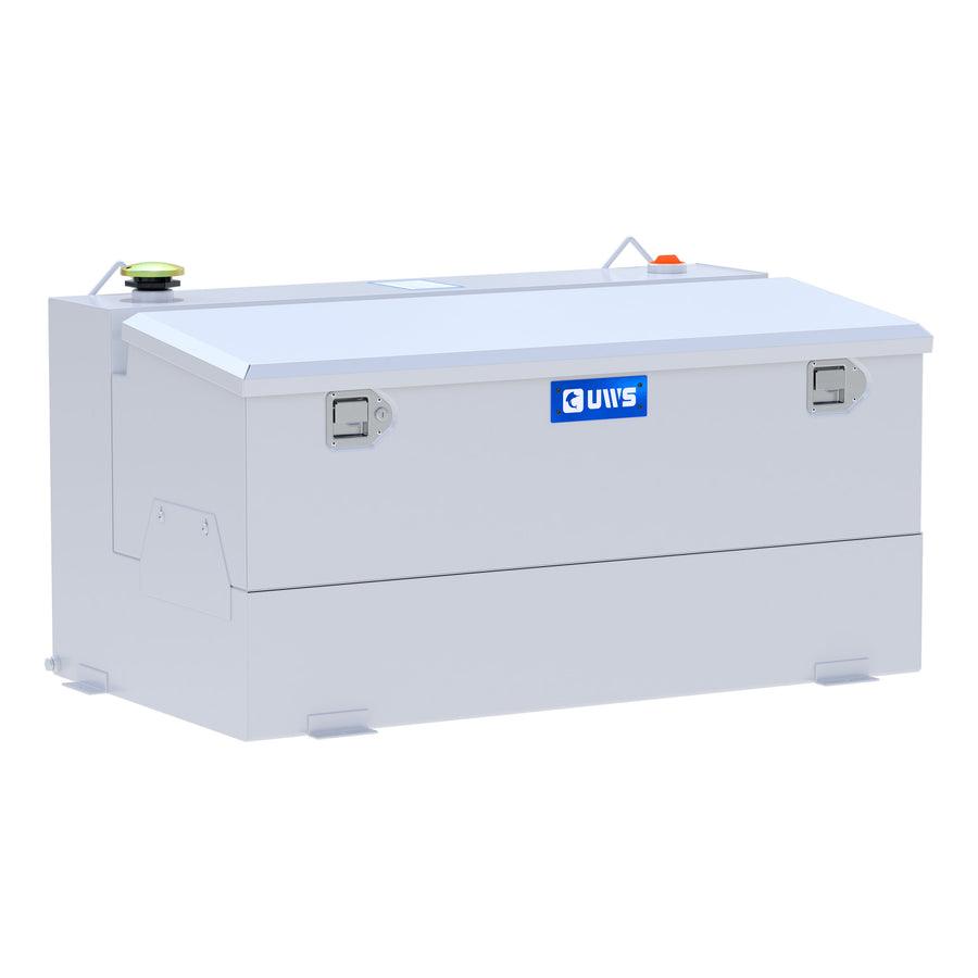 White 75-Gallon Steel-Aluminum Combo Transfer Tank