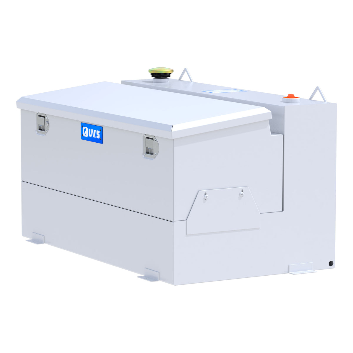 White 75-Gallon Steel-Aluminum Combo Transfer Tank