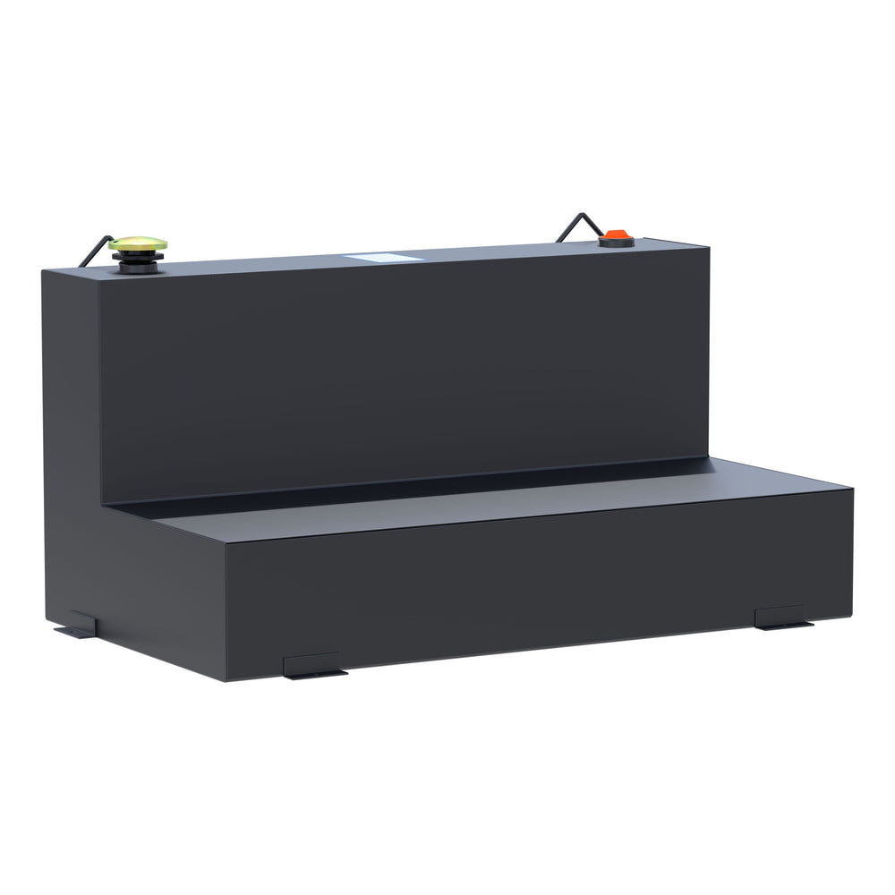 Matte Black 75-Gallon L-Shape Steel Transfer Tank