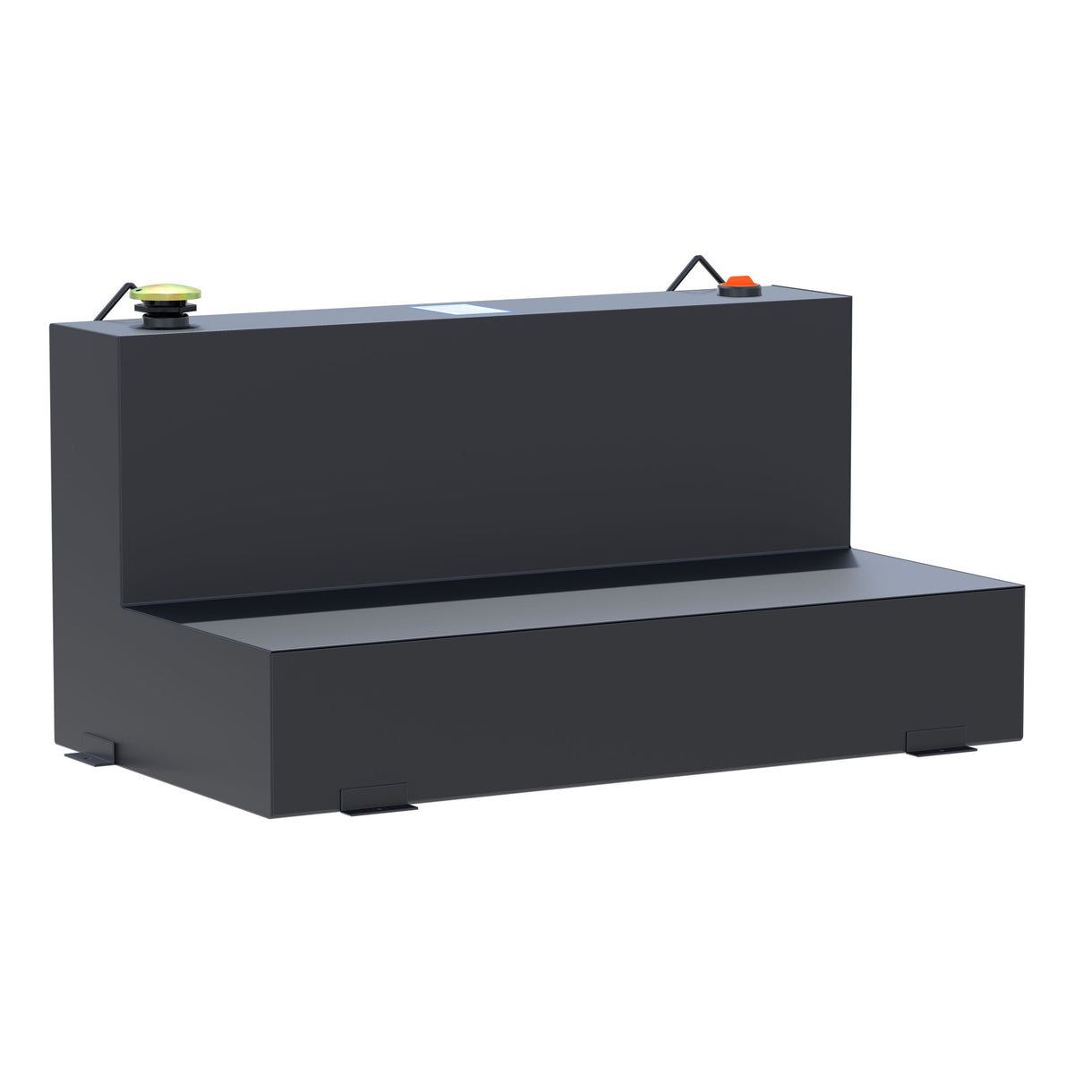 Matte Black 75-Gallon L-Shape Steel Transfer Tank