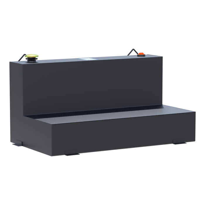 Matte Black 75-Gallon L-Shape Steel Transfer Tank