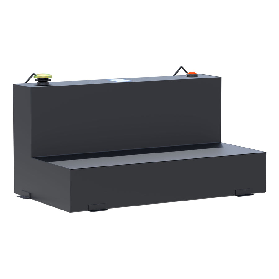 Matte Black 75-Gallon L-Shape Steel Transfer Tank
