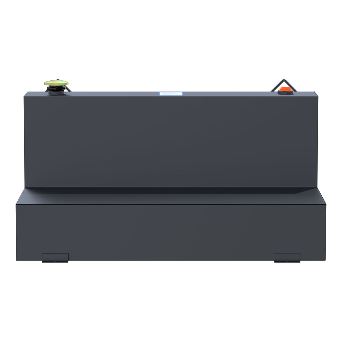 Matte Black 75-Gallon L-Shape Steel Transfer Tank