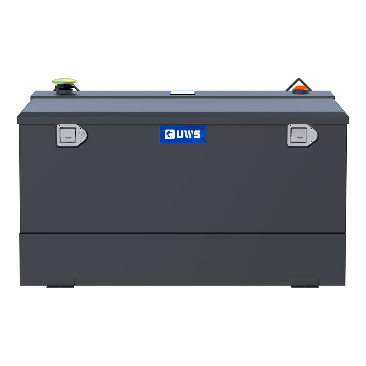 Matte Black 85-Gallon Steel-Aluminum Combo Transfer Tank