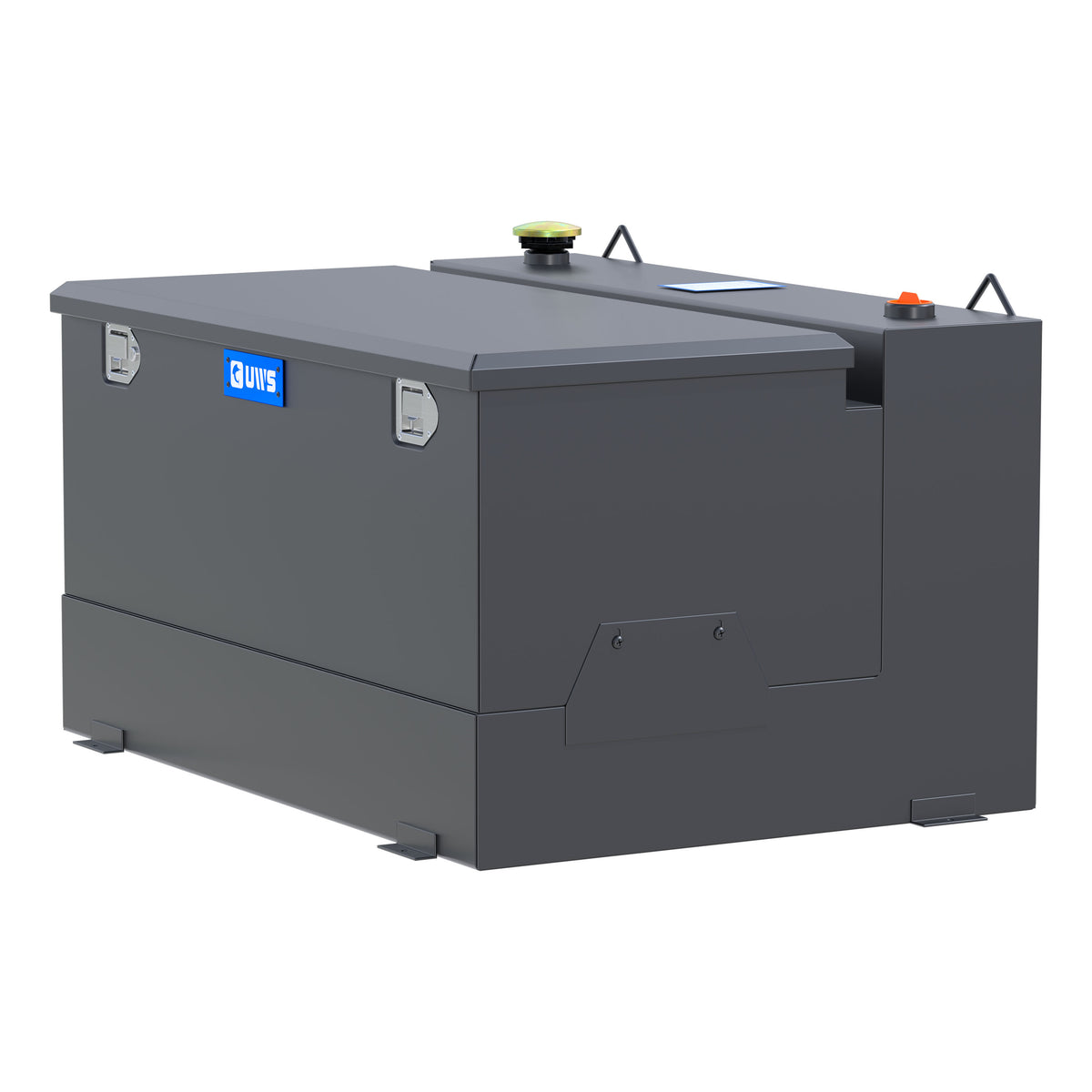 Matte Black 85-Gallon Steel-Aluminum Combo Transfer Tank
