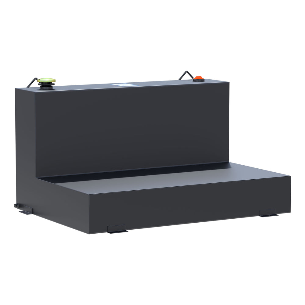 Matte Black 85-Gallon L-Shape Steel Transfer Tank