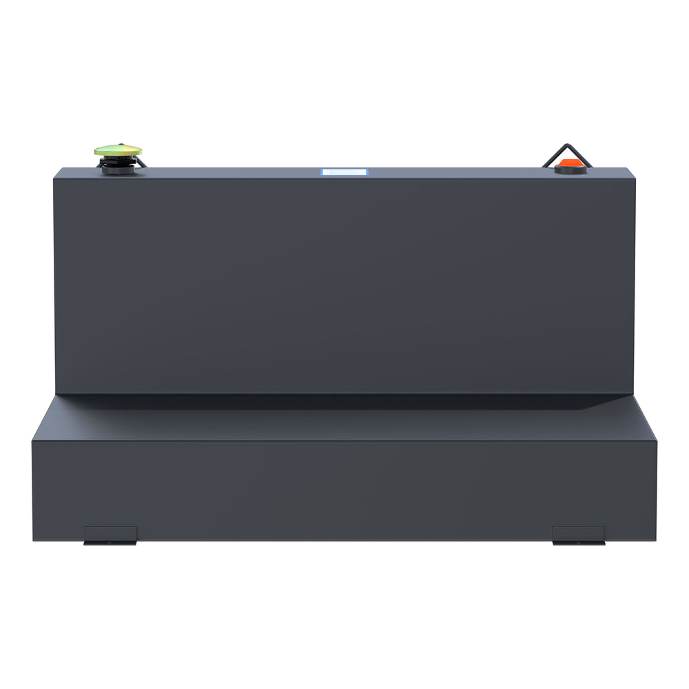 Matte Black 85-Gallon L-Shape Steel Transfer Tank