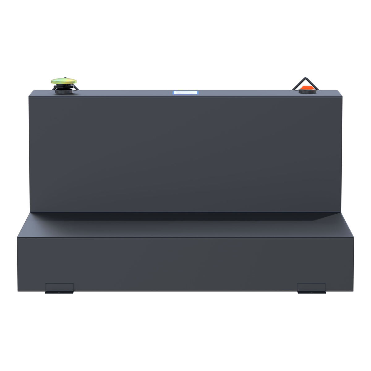 Matte Black 85-Gallon L-Shape Steel Transfer Tank