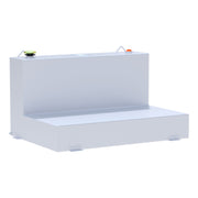 White 85-Gallon L-Shape Steel Transfer Tank